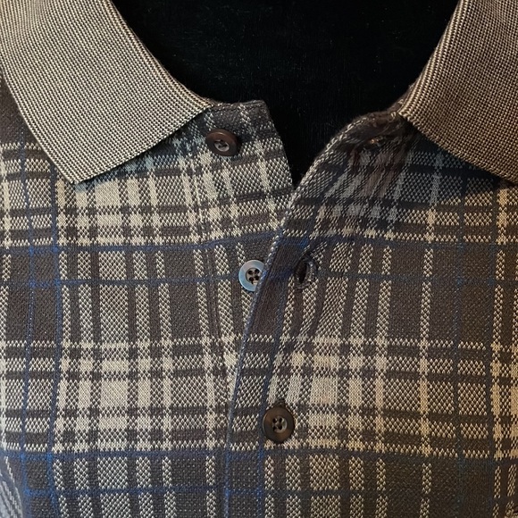 NWT Safe Harbor plaid collared long sleeve shirt Sportswear Mens 3X - Picture 2 of 6